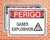 Placa Perigo Gases Explosivos (Cod: PE06)