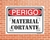 Placa Perigo Material Cortante (Cod: PE14) na internet