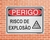 Placa Perigo Risco de Explosão (Cod: PE17) - comprar online