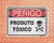 Placa Perigo Produto Tóxico (Cod: PE20) - comprar online