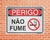 Placa Perigo Não fume (Cod: PE28) - comprar online