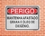 Placa Perigo Mantenha afastado graxa e óleo de oxigênio (Cod: PE29) - comprar online