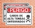 Placa Perigo Cabos de Alta Tensão Enterrados (Cod: PE34)