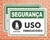 Placa Segurança Avental Uso Obrigatório (Cod: SE07)