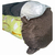 Cama Pet Impermeável Macia Cachorro Lavável Zíper 50x60x17cm na internet