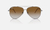 ÓCULOS DE SOL RAY BAN 0101-101 AVIATOR REVERSE POLIDO CHUMBO