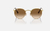 ÓCULOS DE SOL RAY BAN 3447 -85 ROUND METAL