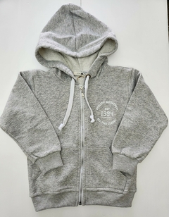 Campera Nene Rustica con Estampa (Gris melange)