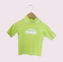 Traje de Baño Nene REMERA UV (Verde Lima)