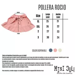 Pollera Nena / Beba Tusor Lazo (Natural) - comprar online