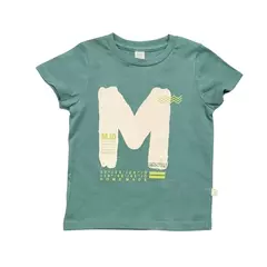 Remera Nene MC Estampa MJD (Verde Esmeralda)