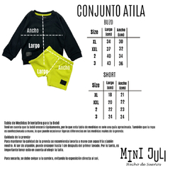 Conjunto Niños Atila Panal (Crudo y Camel) - comprar online