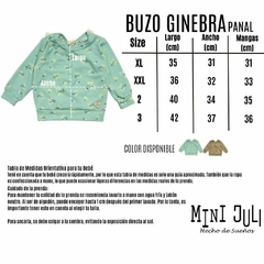 Buzo Beba Panal Ginebra (Estampado Verde Agua) - comprar online