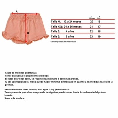 Pantalon Beba/Nena Short Gala (Verde Agua) - comprar online