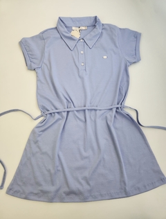 Vestido Nena MC Jersey Cuello Polo (Lila)