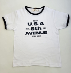 Remera Nene MC USA (Blanca)