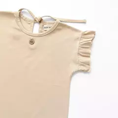 Remera Beba/Nena MC Volado en Manga (Camel) - comprar online