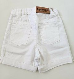 Bermuda Nene Chino Gabardina (Blanco) - comprar online