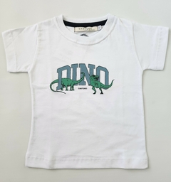 Remera Bebe MC Dinos (Blanco)