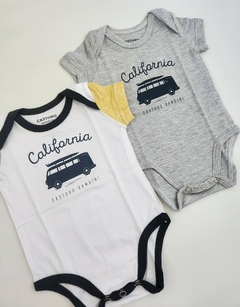 Body Bebe MC Pack x2 California (Blanco) - comprar online