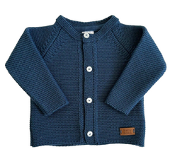 Cardigan BB Acrilico Dralon (Azul Marino)