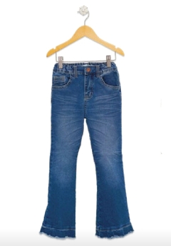 Pantalon Nena de Jeans con volado (Azul)