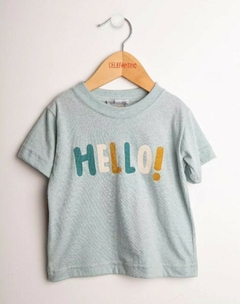 Remera Bebe MC Hello! (Verde Agua)