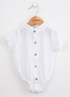 Body Bebe MC Camisa Cotton (Blanco)