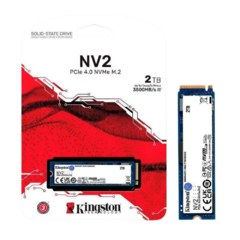 Kingston SSD de 2TB padrão NV2 formato M.2 2280 NVMe 4.0 ultra rápido na internet