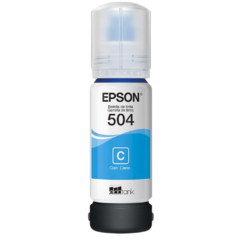 Garrafa para Ecotank ciano T504 - T504220AL - Epson