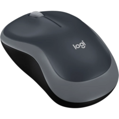 MOUSE SEM FIO LOGITECH M185 - Preto/Cinza - comprar online