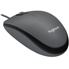 MOUSE COM FIO LOGITECH M100 - Preto - comprar online