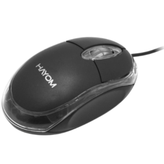 Mouse com fio Hayom Mu2914 - Preto - comprar online