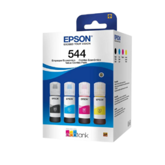 Kit GarrafaT544 para Ecotank Preto, Ciano, Magenta, Amarelo - Epson na internet