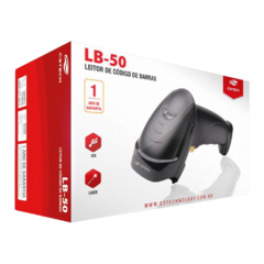 Leitor de Codigo de Barras 1D USB LB-50BK C3Tech - SoluTec Informática