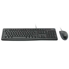 TECLADO E MOUSE COM FIO LOGITECH MK120 na internet