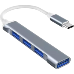 Hub Usb Type-C 4 Portas Usb 3.0 KV-137 Inova