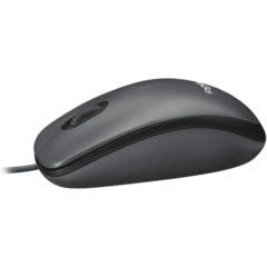 MOUSE COM FIO LOGITECH M100 - Preto - SoluTec Informática