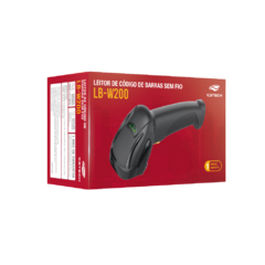 Leitor Código de Barras 1D Sem Fio LB-W200BK V2 C3Tech - SoluTec Informática