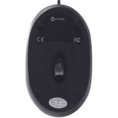 Mouse com fio Vinik MB-10 - Preto - SoluTec Informática