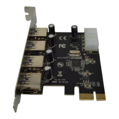 PLACA PCI-E USB 3.0 4 PORTAS KP-T102 KNUP - comprar online