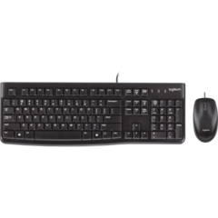 TECLADO E MOUSE COM FIO LOGITECH MK120