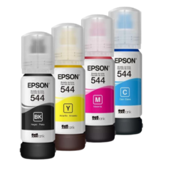 Kit GarrafaT544 para Ecotank Preto, Ciano, Magenta, Amarelo - Epson