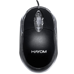 Mouse com fio Hayom Mu2914 - Preto