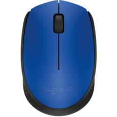 M170 WIRELESS MOUSE LOGITECH - Azul/Preto