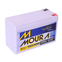 Bateria para Nobreak 12V 7Ah Estacionária Moura VRLA AGM 12MVA-7