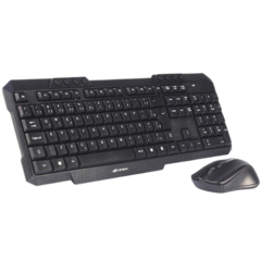 Teclado e Mouse Sem Fio C3Tech K-W10BK