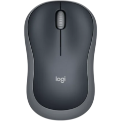 MOUSE SEM FIO LOGITECH M185 - Preto/Cinza