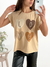 Remera amplia manga rebatible 4 Corazones