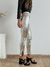 Calza bengalina metalizada elastizada con cierres Alesso - comprar online